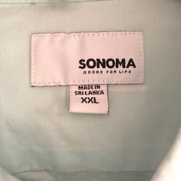 ❗️SOLD ❗️Men’s Sonoma Mint Surfer Casual Short Sleeve Button Down Shirt - Picture 5 of 8